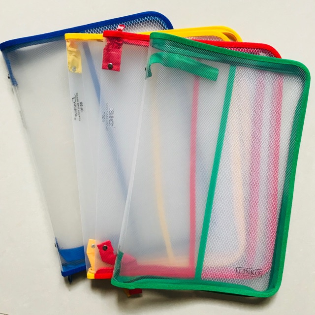 

Map Plastik sleting/Zipper BAG ukuran folio