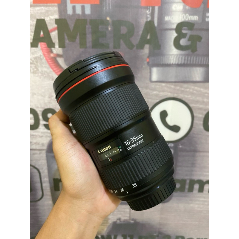LENSA CANON EF 16- 35MM F2.8 L IS MARK  III USM ULTRASONIC MULUS TINGGAL PAKAI