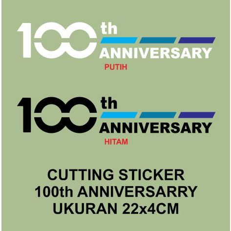 

Cutting Sticker SUZUKI 100th Anniversarry Stiker Fairing Undercowl DLL