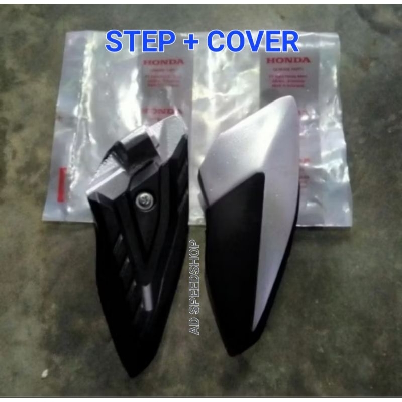 Dudukan Step Postep Belakang PCX 150/160 Step + Cover