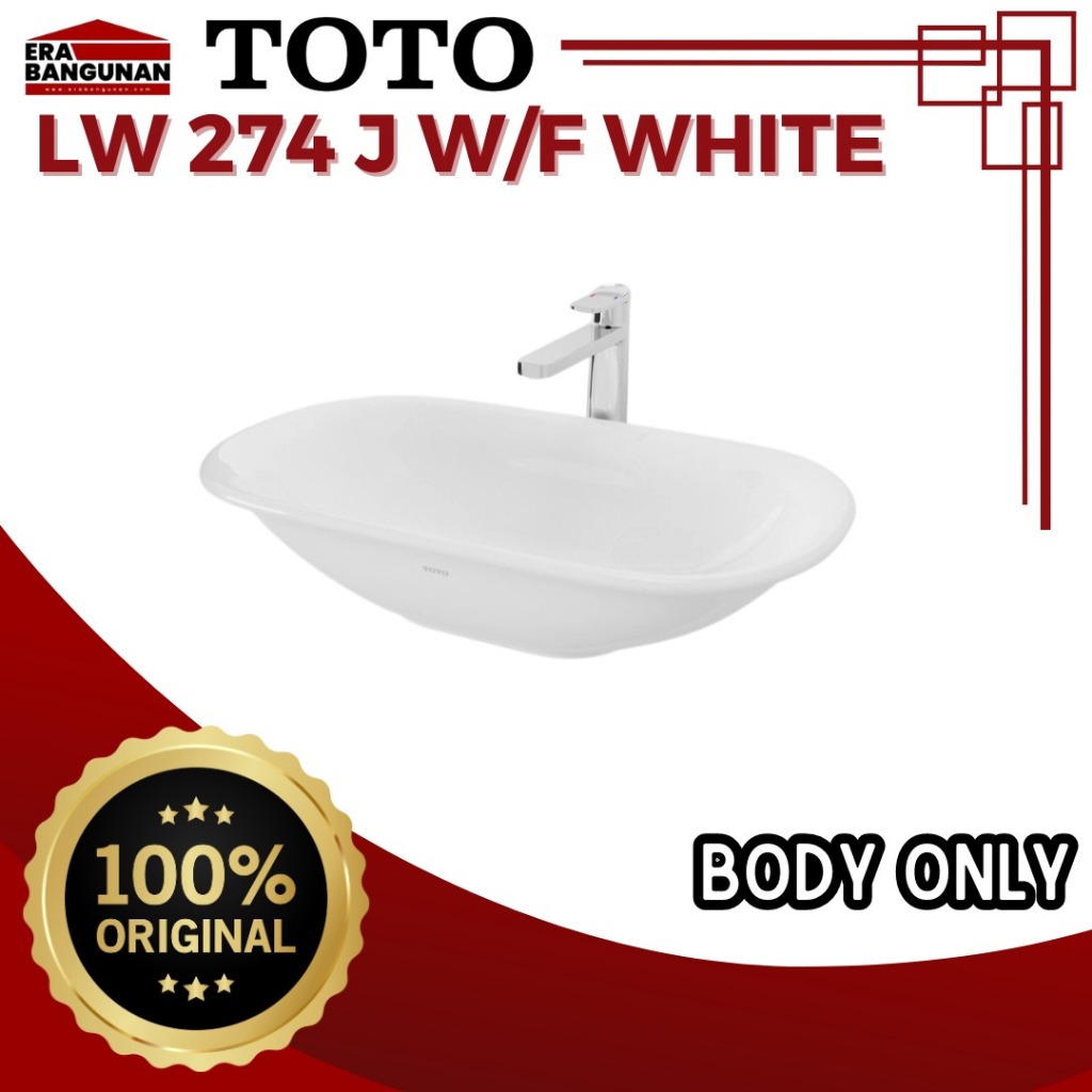 Wastafel Meja TOTO LW274 J W/F Console Lavatory Body Only