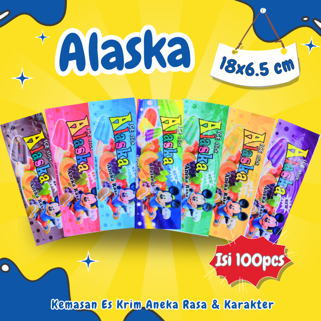 KEMASAN ES KRIM PLASTIK CETAK PLASTIK KEMASAN KEMASAN PLASTIK ES LOLI BISA COD