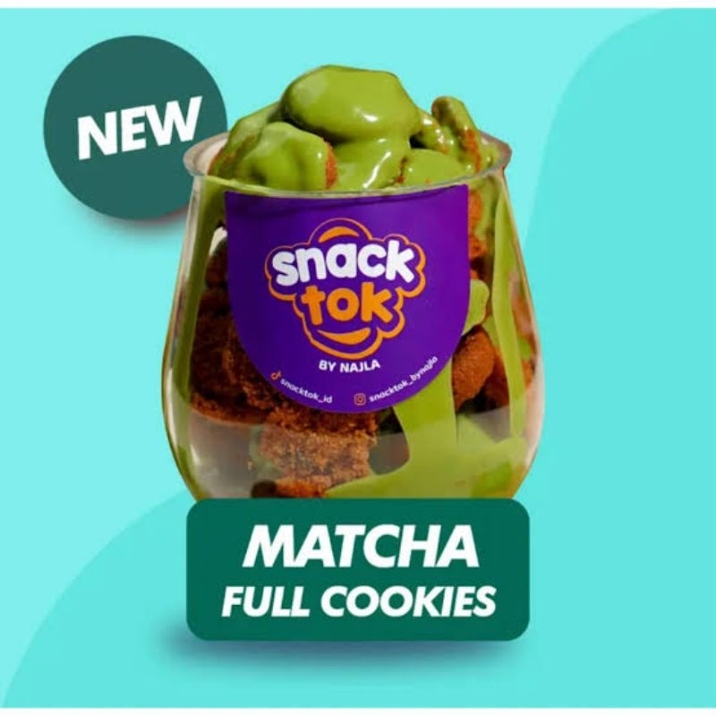 

(PROMO CUCI GUDANG) Snacktok Matcha Bittersweet by Najla