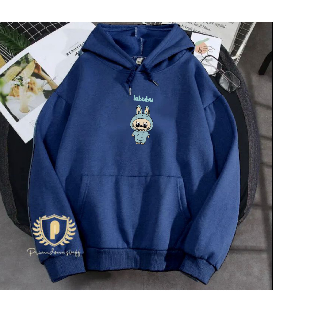 sweater hoodie labubu cartoon viral hoodie wanita remaja terkini bisa cod