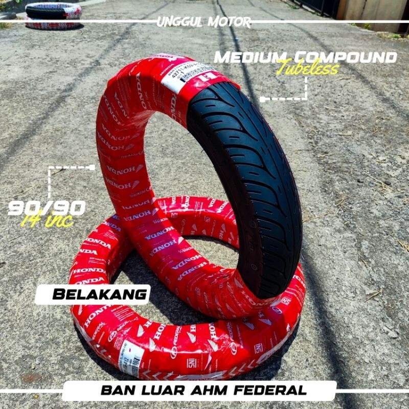 BAN TUBLESS 90/90/14 BAN MATIC HONDA BEAT VARIO VARIO 125