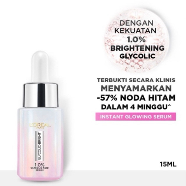 SALE Loreal Glycolic Bright Instant Glowing Serum 15ml
