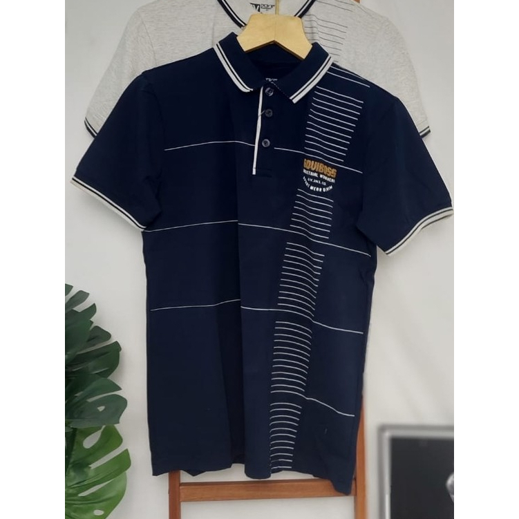 T-shirt Polo Goviboss / Kaos Kerah Goviboss / Kaos Goviboss "Industrial" Ukuran M