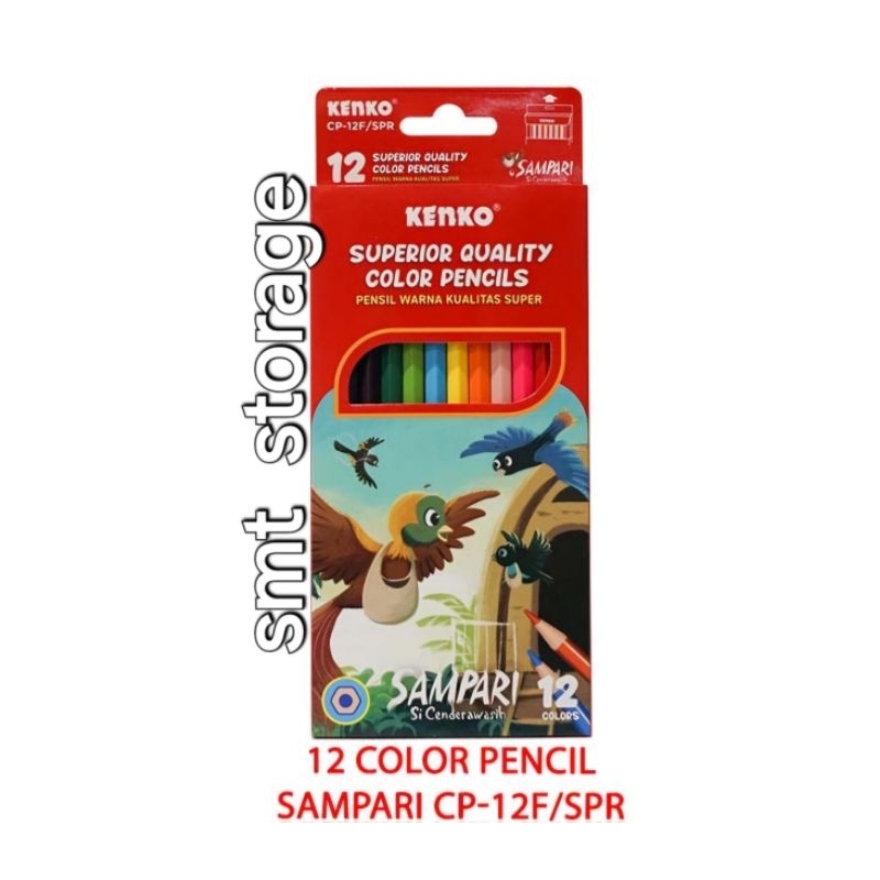 

PENSIL WARNA KENKO SAMPARI 12 PANJANG
