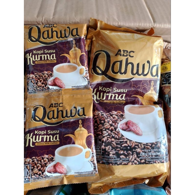 

Kopi kemasan ABC QAHWA DAPAT 1RENTENG
