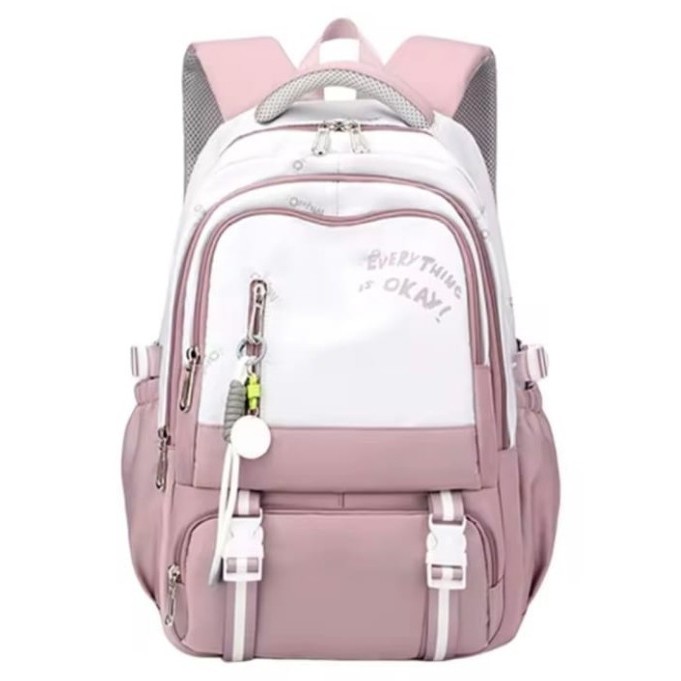 Ransel Sekolah Anak Cewek SD SMP SMA Model Korean Style Tas Sekolah Cewek Terbaru