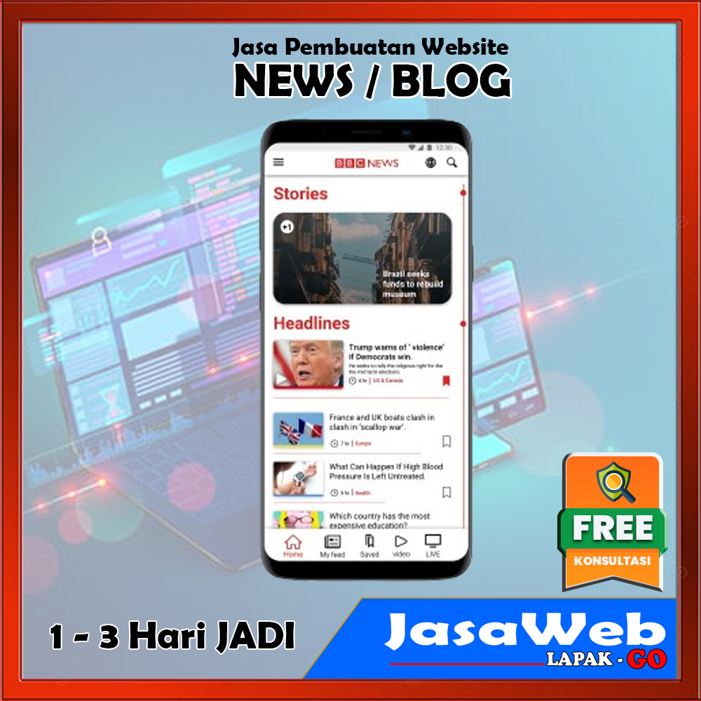 Paket Pembuatan WEBSITE NEWS / PERSONAL BLOG