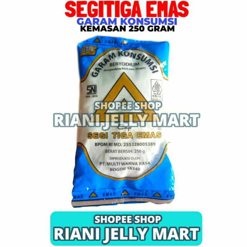 

Segitiga Emas Garam Dapur 250g