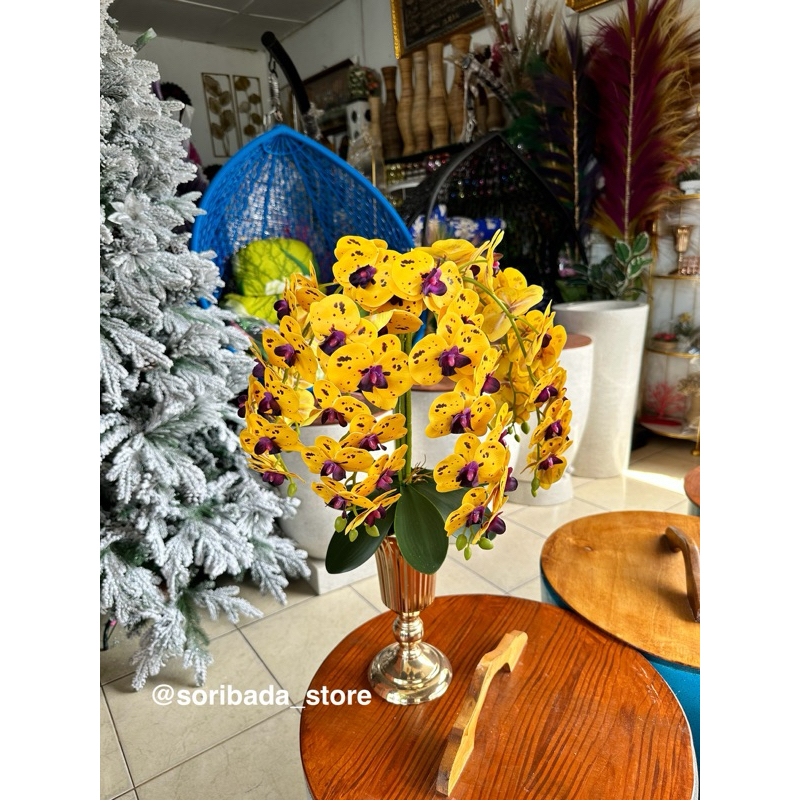 Bunga Anggrek Latex Premium | Bunga Anggrek Hias | Bunga Hias | Bunga Anggrek Mewah | Dekorasi Rumah