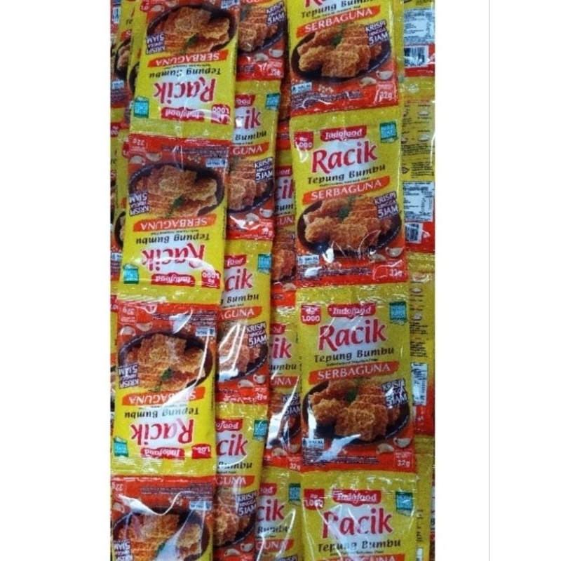 

RACIK TEPUNG BUMBU SERBAGUNA 32gram 1 renceng 10pcs