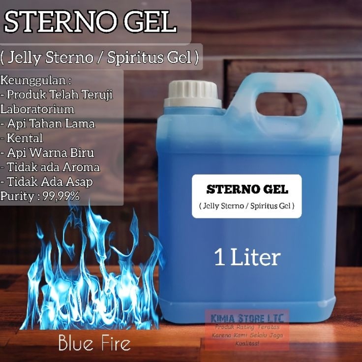 Belanja hemat Sterno Gel 1 Liter  Isi Ulang Sterno Gel  Jelly Sterno  Spiritus Gel