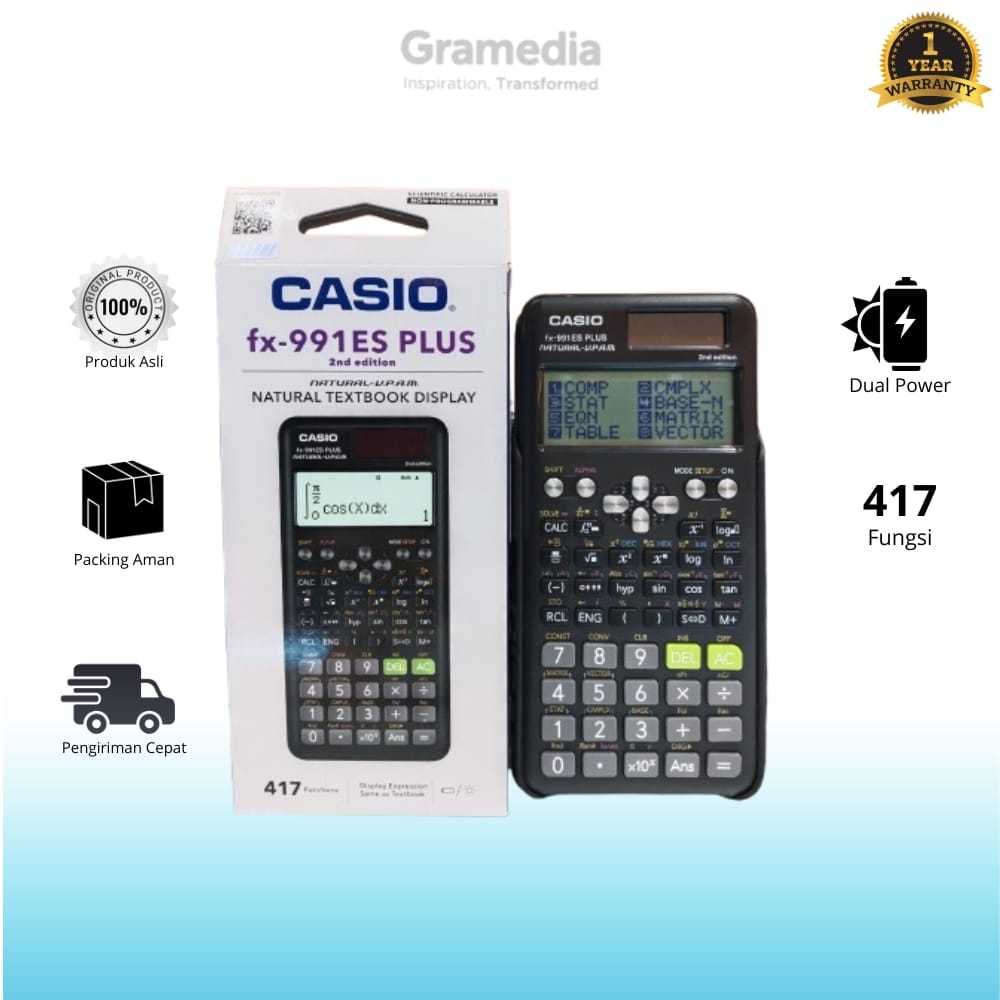 

KALKULATOR CASIO CAL FX-991 ES PLUS 2