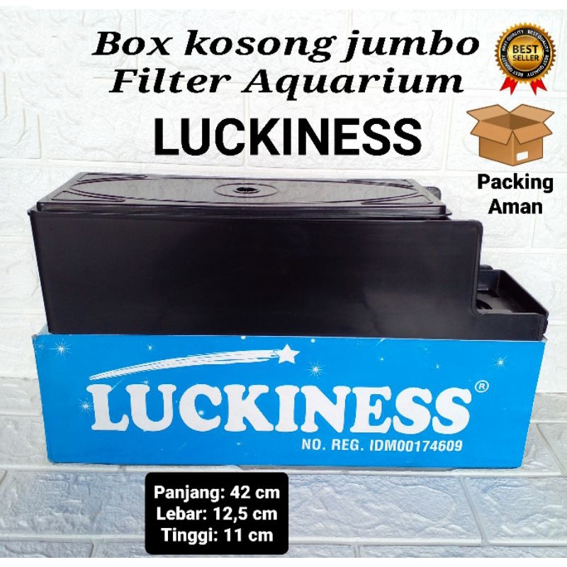 BOX KOSONG Besar JUMBO Kotak Boks Filter Atas Aquarium Akuarium Ikan Kolam