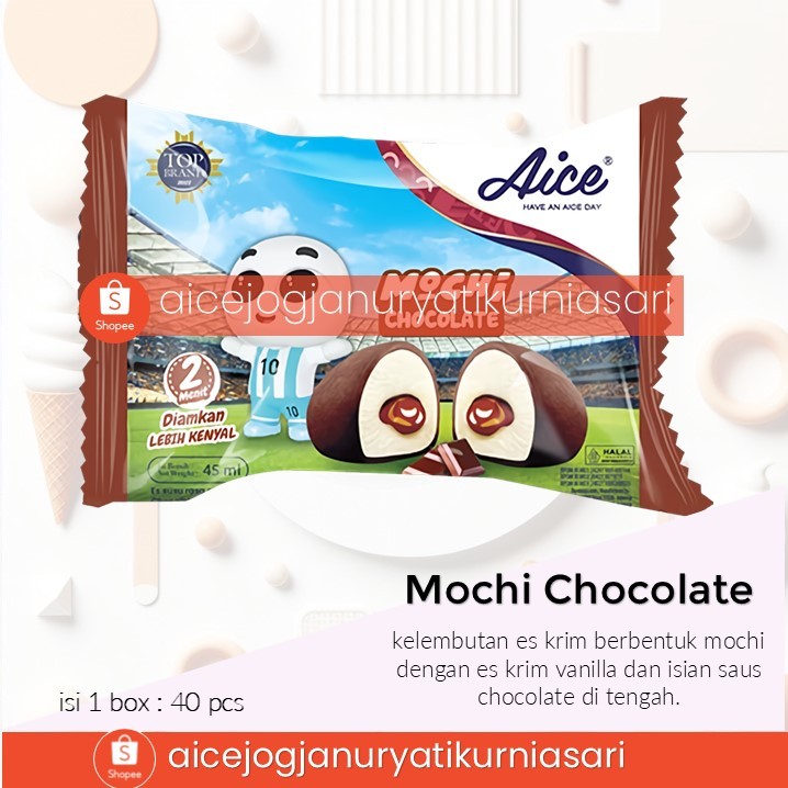 Es Krim Aice Mochi Series Satuan/ Ada Harga Grosir