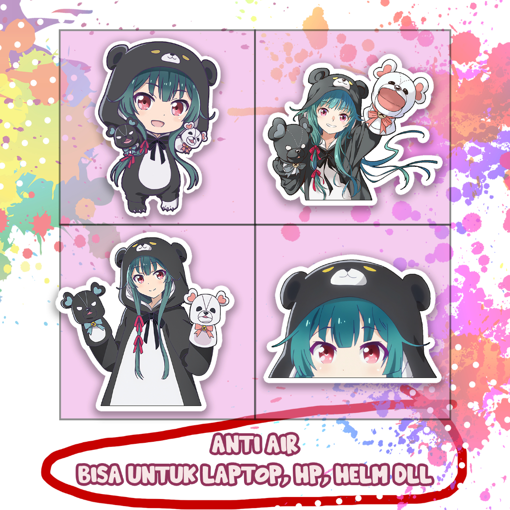 

Stiker Kuma Kuma Bear Yuna, Sticker Lucu Murah