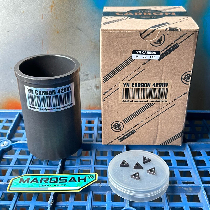 Boring Liner Carbon 420HV (( Free Pahat )) Universal Semua motor BEBEK MATIC SPORT