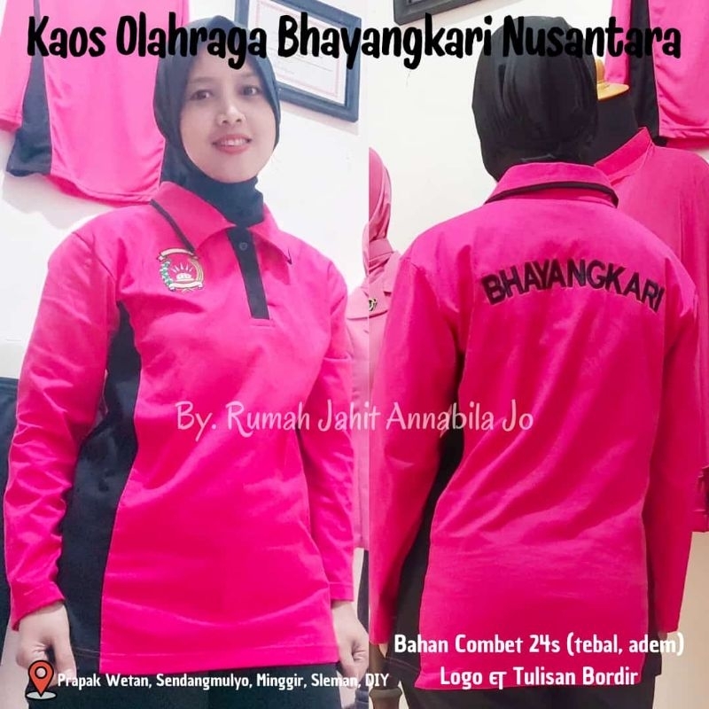 Kaos Olahraga Bhayangkari Nusantara