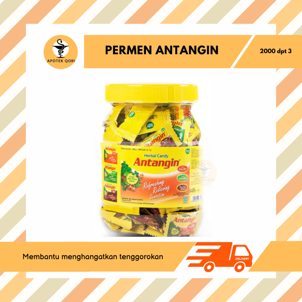 

PERMEN ANTANGIN PER 3 PCS/MELEGAKAN TENGGOROKAN/MERINGANKAN MUAL