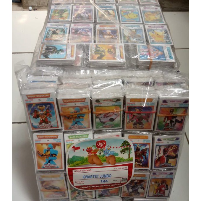 KF7 Kartu Wartet Kwartet 1 renteng 12 PACK