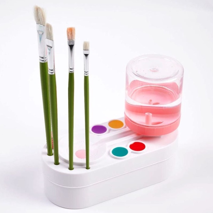 

KODE L12G LOGUPembersih kuas lukis Dispenser pembersih kuas Brush Rinser Dispenser
