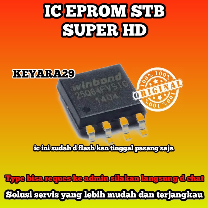 ic eprom stb super hd siap pakai