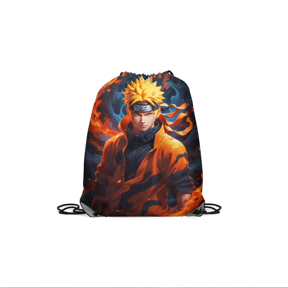 tas serut / string bag naruto baryon mode sublime 3D bisa custom gambar / ringan di bawa