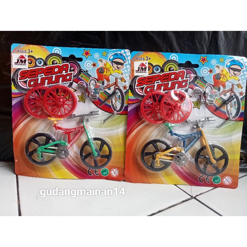 JM Mainan Miniatur Sepeda Gunung Ban Serep