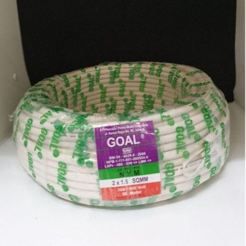 KABEL NYM GOAL/KABEL KAWAT GOAL 2X15/2X2,5/3X1,5/3X2,5 PER METER
