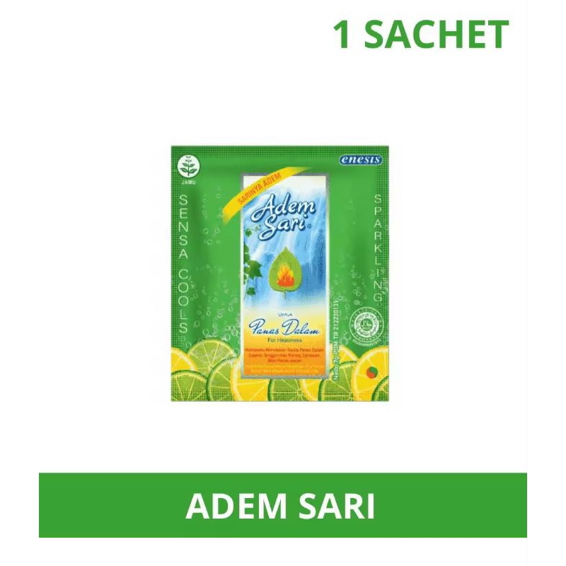 

Adem sari sachet 7 gr - Minuman untuk panas dalam