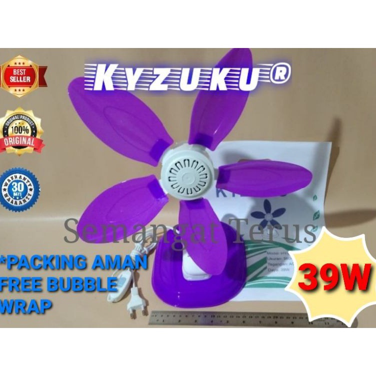 Paling Keren  Mini Kipas angin 2 in 1Jepit dan duduk kyzuku 39wDesk fan Kyzuku 39w