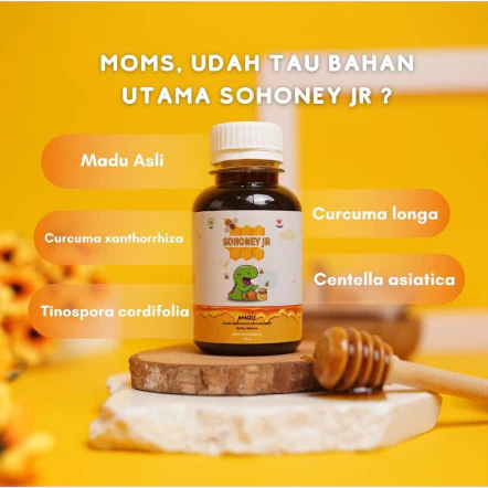 

Madu Sohoney JR madu penambah napsu makan anak anti GTM dijamin asli 100% original
