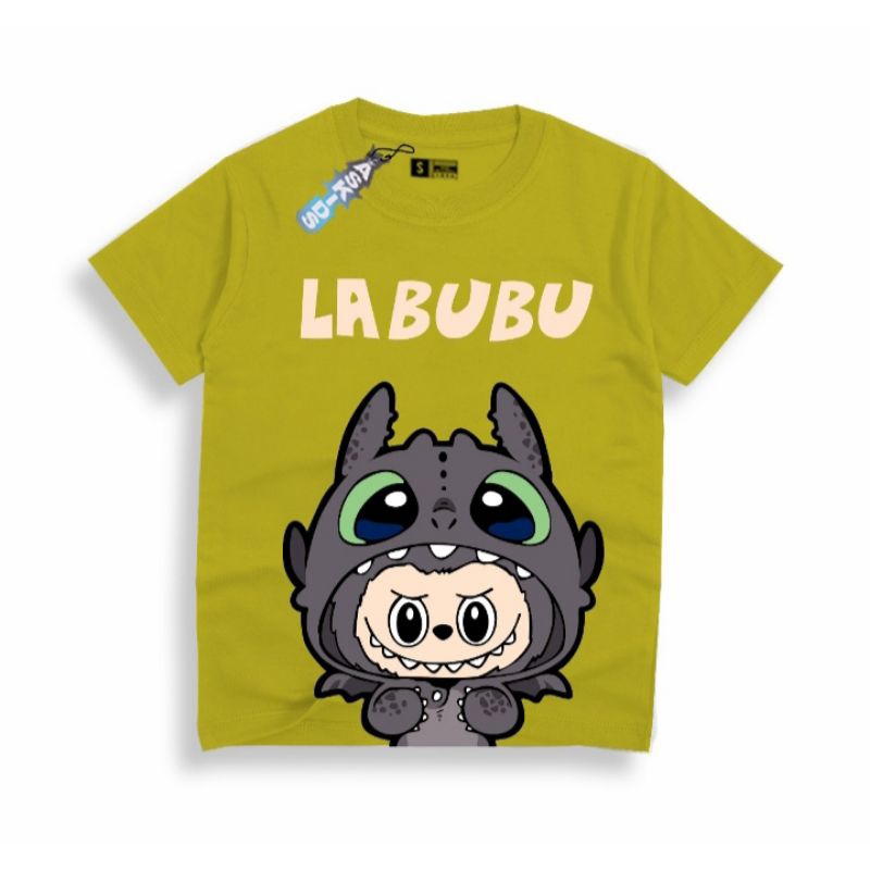 kaos anak Labubu/baju anak Labubu/kaos anak viral labubu/baju anak viral labubu