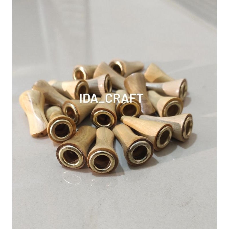 PIPA ONCE KEMUNING BERKUALITAS/ONCE KAYU KEMUNING MINI 3CM/PIPA ONCE KAYU TERMURAH/ONCE KAYU KEMUNIN