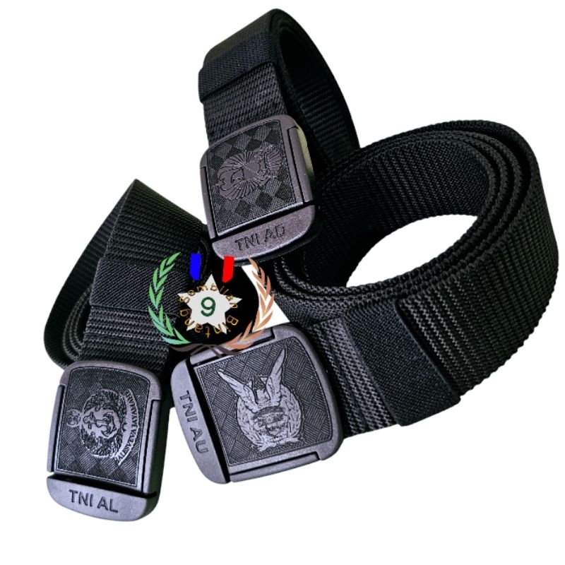 Sabuk TNI Timbul 3D Gesper Tactical