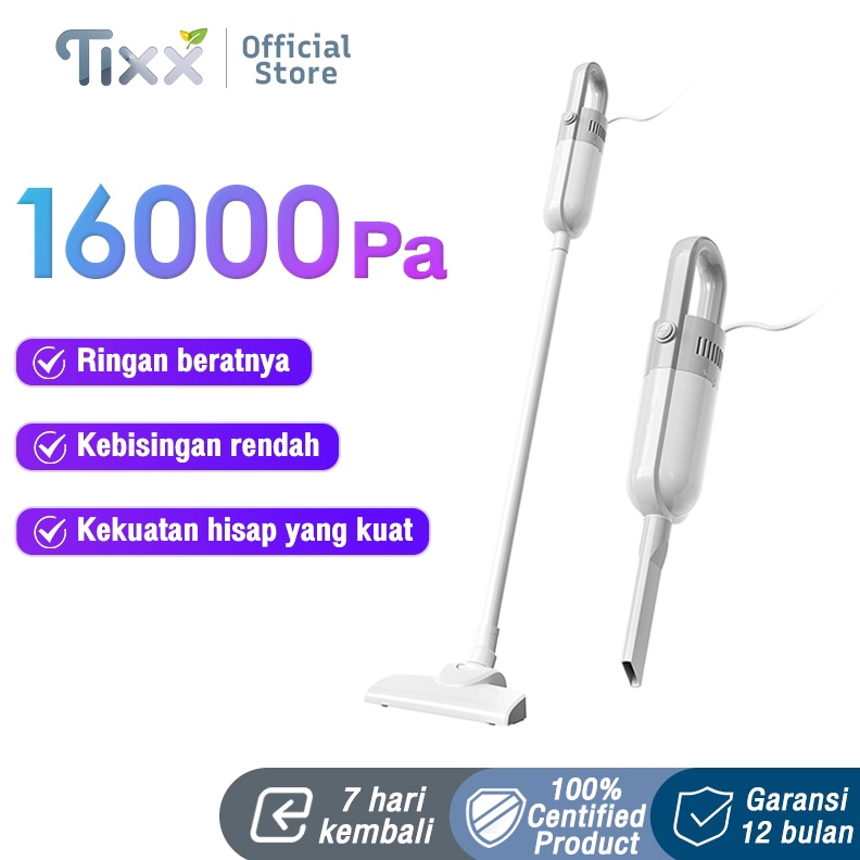 TIXX Vacuum Cleaner Multifungsi Handheld Silent 16 Pa Penyedot debu Serbaguna