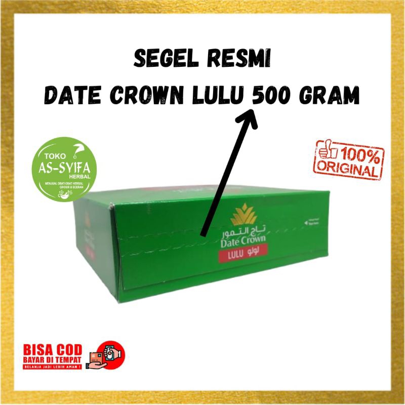

Kurma Lulu 500 Date Crown Original Umi Emirates Arab Kurma Lulu Asli