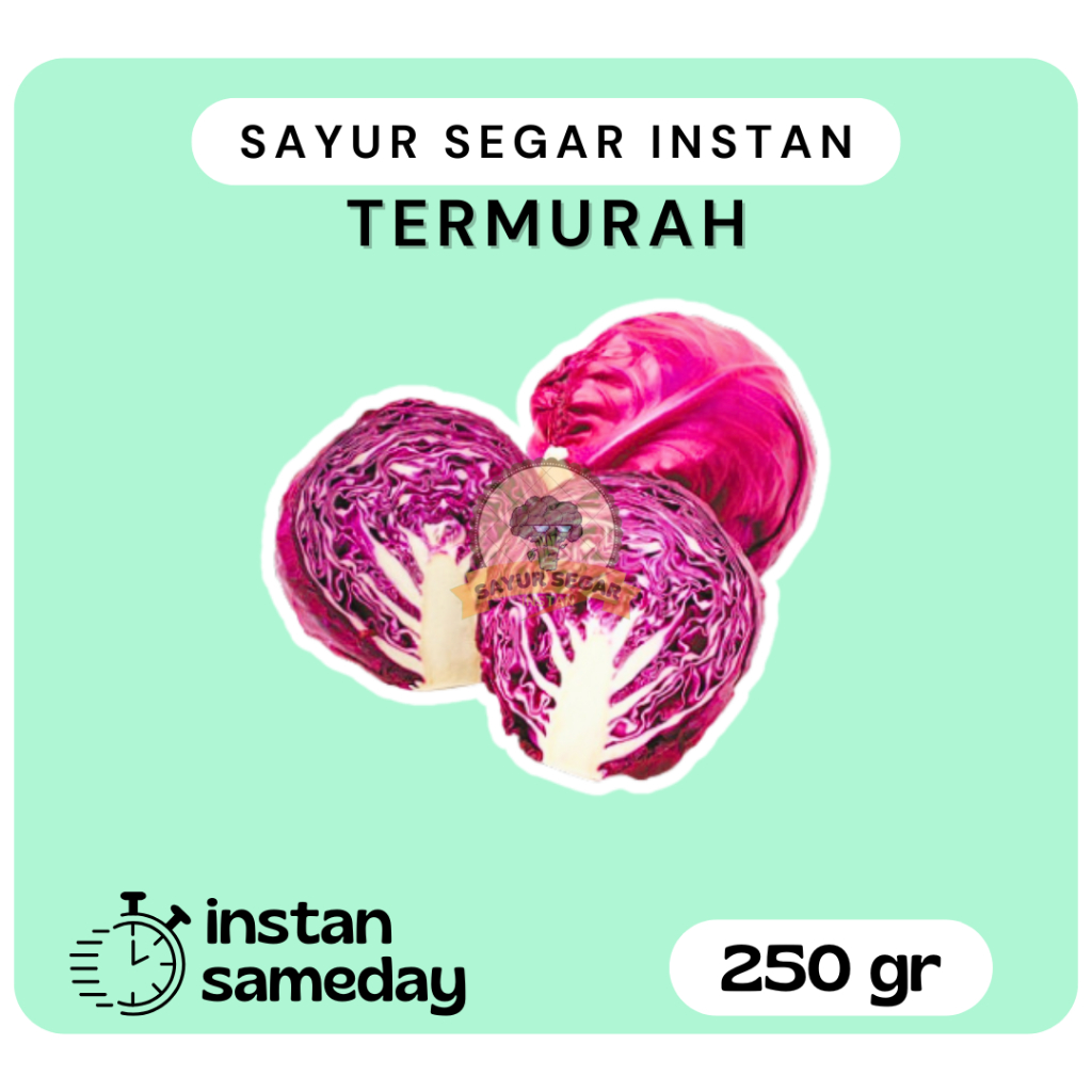 

Kol Merah / Kol Ungu Sayur Kol Segar 250gram