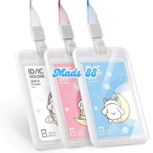 

Lanyard Holder Name Tag Gantungan Kartu Nama ID Card Identitas Gantung Leher Portable