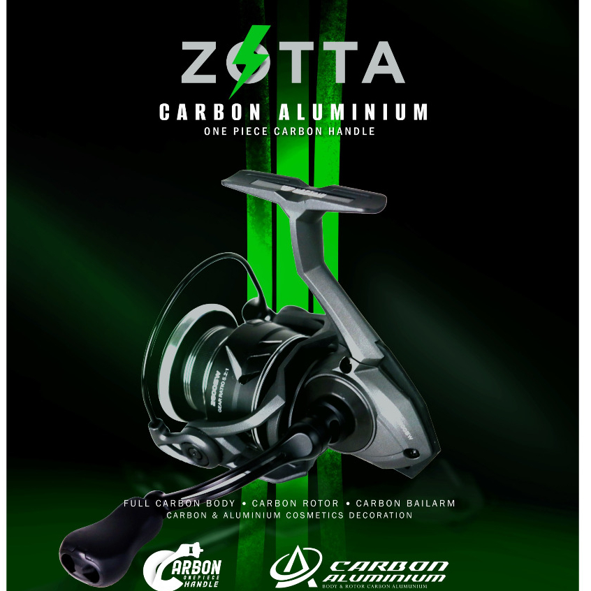 Reel Captain Gold Label Zotta SW 1000 2500 3000-Power Handle