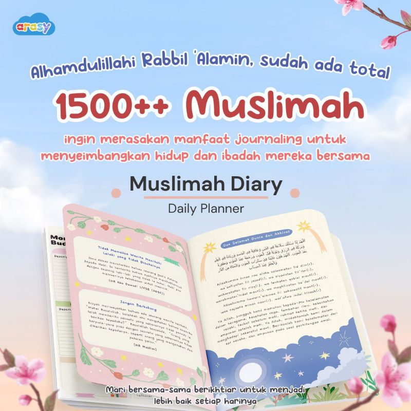 

Ay00! [READY SIAP KIRIM] Daily Planner GRATIS PULPEN LUCU Muslimah Diary ARASY Muslimah Planner