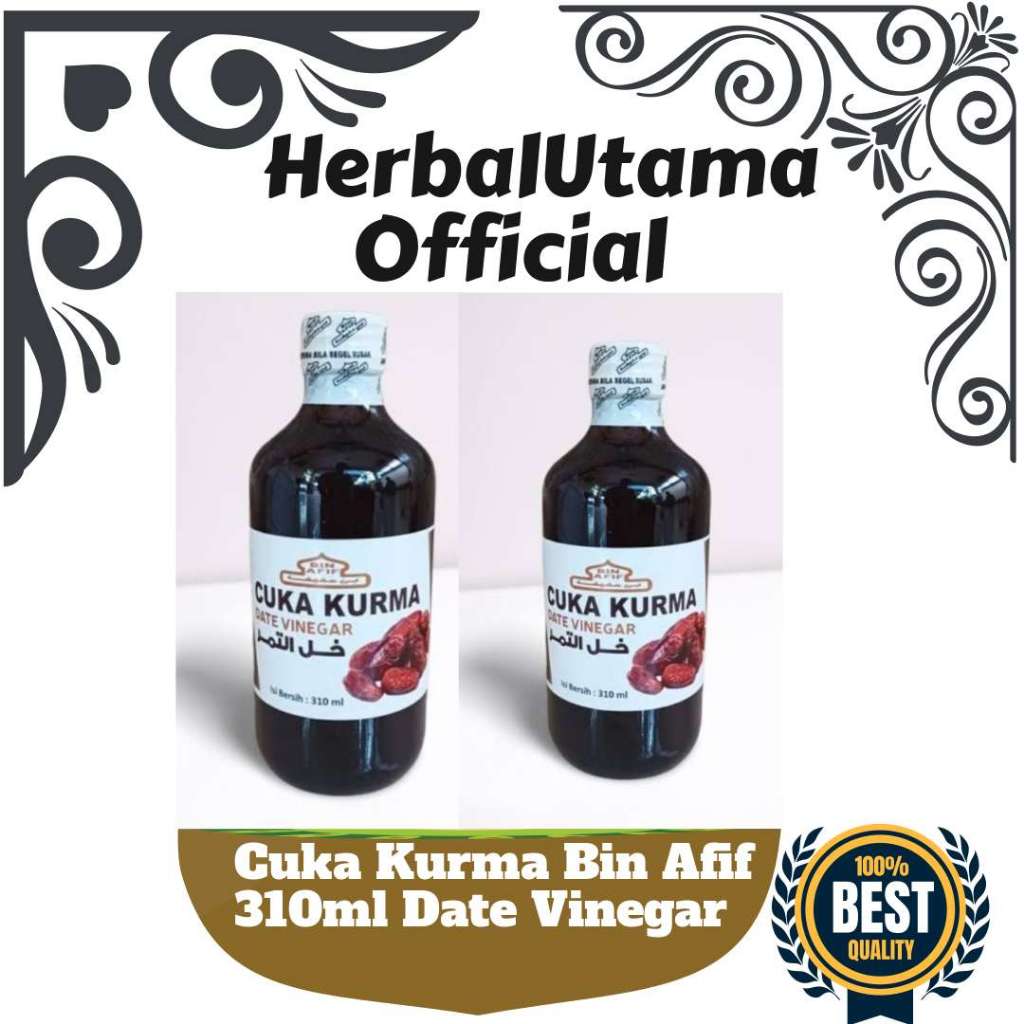 

Cuka Kurma Bin Afif 310ml Date Vinegar