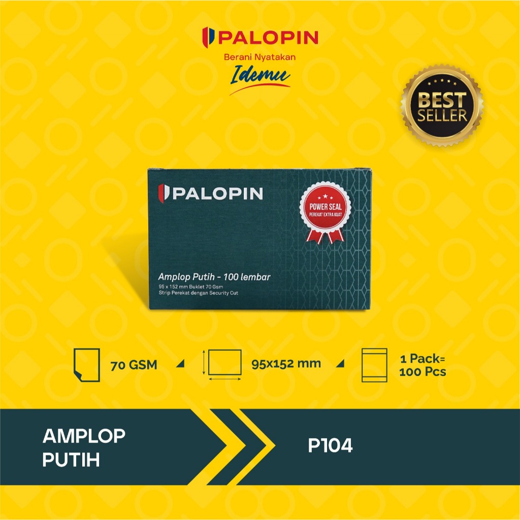 

Amplop Putih Palopin P104