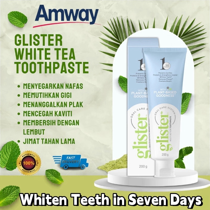 ⭐NEW&ORI⭐Amway Glister Multi Action Fluoride Toothpaste 200GR - Glister Amway / Odol Amway Glister /