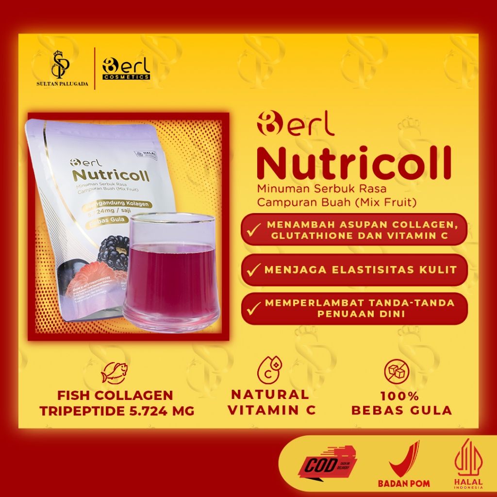 

B ERL NUTRICOLL MIX FRUIT PER POUCH ISI 8 SACHET