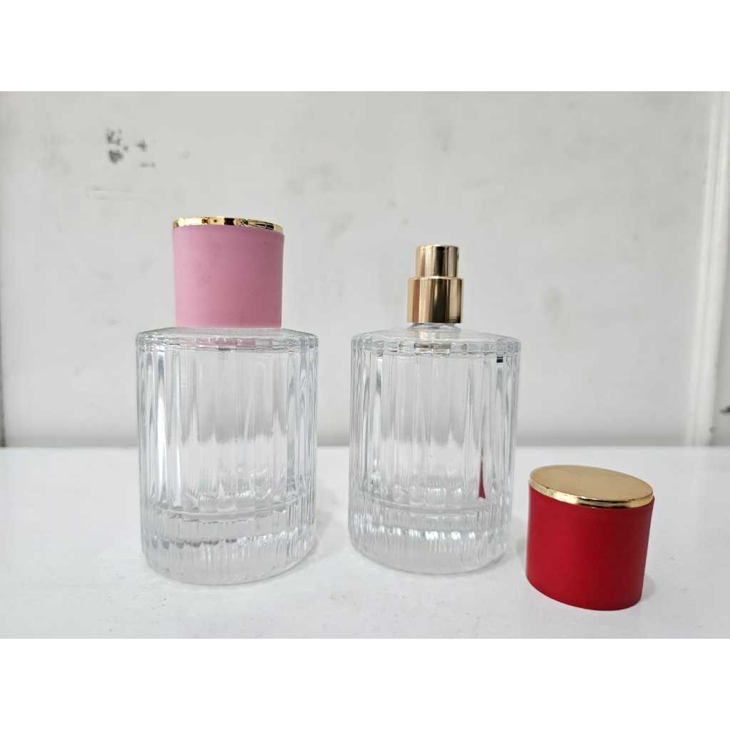 BOTOL CHLOE 50 ML. BOTOL KOSONG CHLOE TRANS TUTUP WARNA