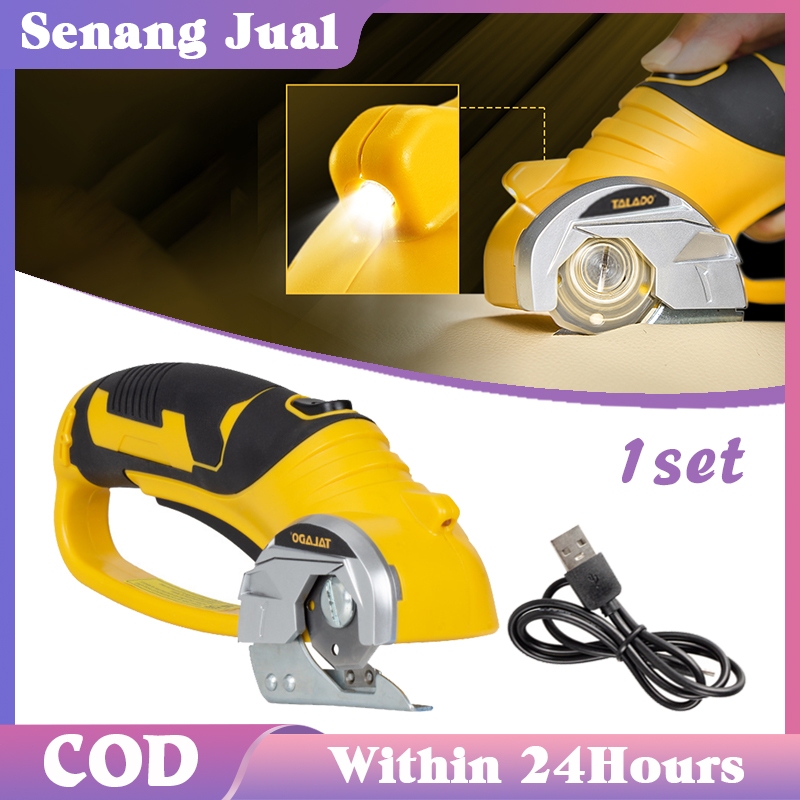 

220v Gunting Listrik Kain Tanpa Kabel / Gunting Putar Listrik Upgraded Version